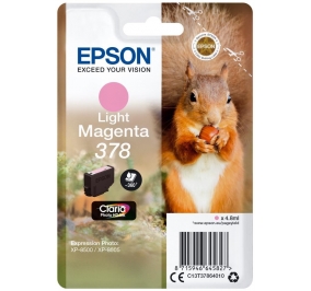 Epson Cartuccia inkjet Scoiattolo Claria Photo HD 378 magenta chiaro foto C13T37864010