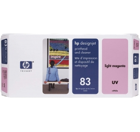 HP Testina di stampa UV + dispositivo di pulizia 83 magenta chiaro C4965A