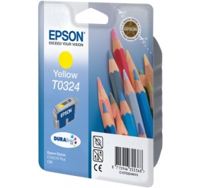 Epson Cartuccia inkjet ink pigmentato blister RS Stylus T0324 giallo C13T03244010