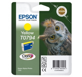 Epson Cartuccia inkjet Gufo Claria T0794/blister RS+RF giallo C13T07944020