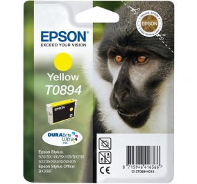Epson Cartuccia inkjet ink pigmentato Scimmia DuraBrite Ultra T0894/blister RS giallo C13T08944011