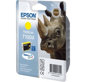Epson Cartuccia inkjet alta resa ink pigmentato blister RS+RF DuraBrite Ultra T1004 giallo C13T10044020