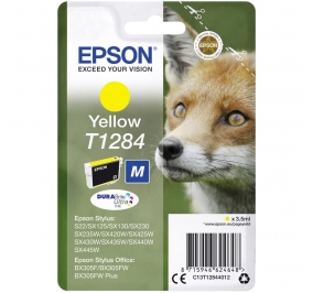 Epson Cartuccia inkjet ink pigmentato Volpe DuraBrite Ultra T1284 giallo C13T12844012
