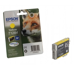 Epson Cartuccia inkjet ink pigmentato Volpe Durab.Ult./blister RS+AM+RF T1284 giallo C13T12844021