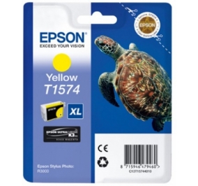Epson Cartuccia inkjet alta capacit ink pigmentato blister RS Turtle XL T1574 giallo C13T15744010
