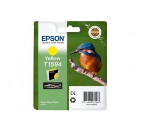 Epson Cartuccia inkjet alta resa ink pigmentato blister RS King Fisher T1594 giallo C13T15944010
