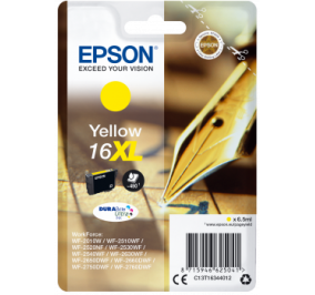Epson Cartuccia inkjet alta capacit ink pigmentato Penna e Cruciverba DuraBrite Ultra 16XL giallo C13T16344012
