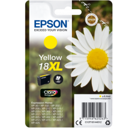 Epson Cartuccia inkjet alta capacit Margherite Claria Home 18XL giallo C13T18144012