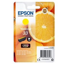 Epson Cartuccia inkjet Arance Claria Premium T33 giallo C13T33444012
