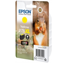 Epson Cartuccia inkjet alta capacit Scoiattolo Claria Photo HD 378XL giallo foto C13T37944010