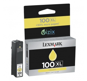 Lexmark Cartuccia inkjet alta resa return program 100XL giallo 14N1071E