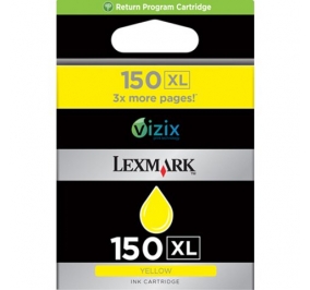 Lexmark Cartuccia inkjet alta resa return program 150XL giallo 14N1618E