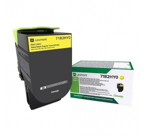 Lexmark Toner alta resa return program 456Y giallo 71B2HY0