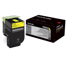 Lexmark Toner alta resa 800H4 giallo 80C0H40