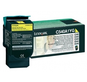 Lexmark Toner return program giallo C540A1YG