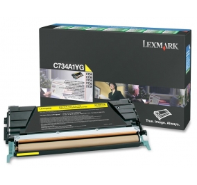 Lexmark Toner return program giallo C734A1YG