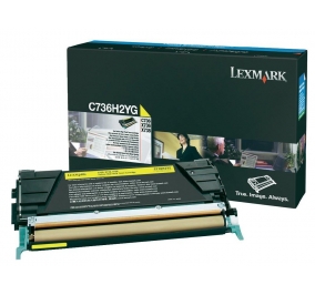 Lexmark Toner alta resa giallo C736H2YG
