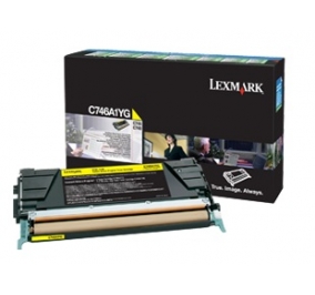 Lexmark Toner return program C746, C748 giallo C746A1YG