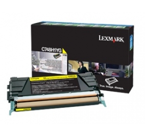 Lexmark Toner alta resa return program C748 giallo C748H1YG