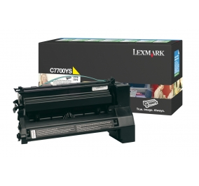 Lexmark Toner return program giallo C7700YS