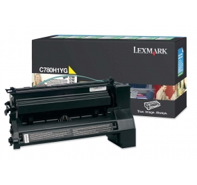Lexmark Toner alta resa return program giallo C780H1YG