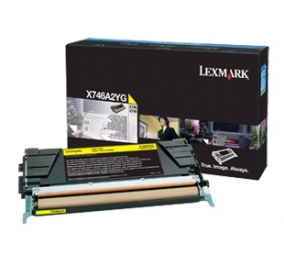 Lexmark Toner X746, X748 giallo X746A2YG