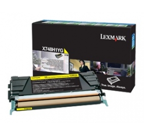 Lexmark Toner alta resa return program X748 giallo X748H1YG