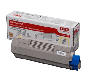Oki Toner giallo 43872305