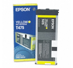 Epson Cartuccia inkjet ink pigmentato ColorFast T475 giallo C13T475011
