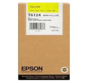 Epson Cartuccia inkjet alta capacit ink pigmentato Ultrachrome T6124 giallo C13T612400