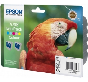 Epson Conf. 2 cartucce inkjet blister A-M T008 colore C13T00840330