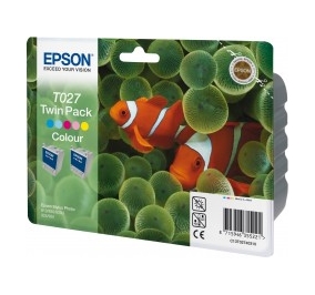Epson Conf. 2 cartucce inkjet blister RS T027 colore C13T02740310