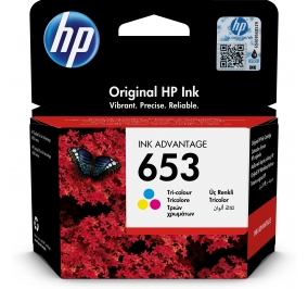 HP Cartuccia inkjet 653 colore 3YM74AE