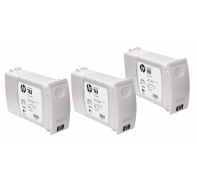 HP Conf. 3 cartucce inkjet 761 grigio CR273A