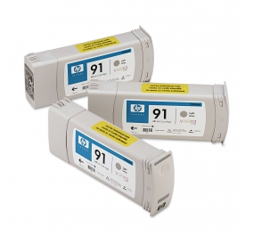HP Conf. 3 cartucce inkjet blister 91 grigio chiaro C9482A