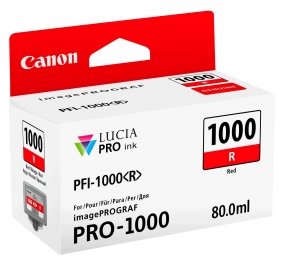 Canon Cartuccia inkjet PFI-1000R rosso 0554C001