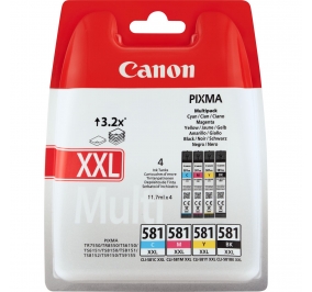 Canon Conf. 4 cartucce inkjet altissima resa CLI-581XXL n+c+m+g 1998C005