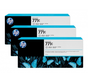 HP Conf. 3 cartucce inkjet 771C grigio chiaro B6Y38A