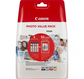 Canon Value pack cartucce inkjet ChromaLife 100 CLI-581 n+c+m+g 2106C005