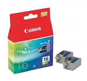 Canon Conf. 2 serbatoi inchiostro BCI-16 3 colori 9818A002