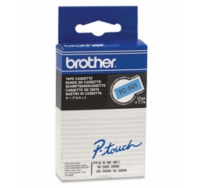 Brother Nastro TC501 nero-blu TC501