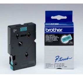 Brother Nastro TC701 nero-verde TC701