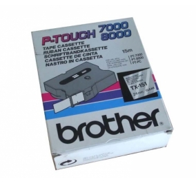 Brother Nastro TX151 nero-trasparente TX151