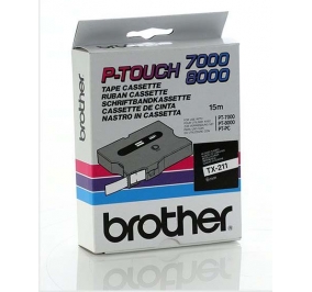 Brother Nastro TX211 nero-bianco TX211