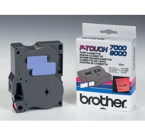 Brother Nastro TX451 nero-rosso TX451