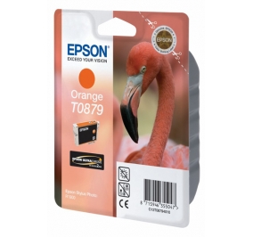 Epson Cartuccia inkjet ink pigmentato blister RS Ultrachrome Hi-Gloss 2 T0879 arancio C13T08794010