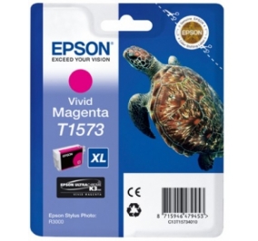 Epson Cartuccia inkjet alta capacit ink pigmentato blister RS Turtle XL T1573 magenta vivido C13T15734010