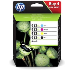 HP Conf. 4 cartucce inkjet alta capacit 912XL nero+ciano+magenta+giallo 3YP34AE