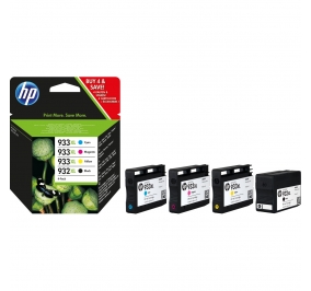 HP Conf. 4 cartucce inkjet alta resa blister 932XL/933XL nero+ciano+magenta+giallo C2P42AE