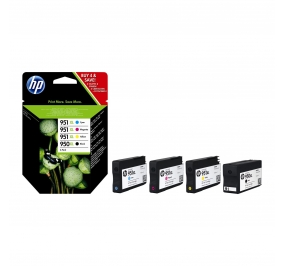 HP Conf. 4 cartucce inkjet alta resa blister 950XL/951XL nero+ciano+magenta+giallo C2P43AE